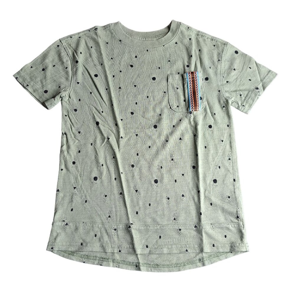 Cat & Jack Green Short Sleeve Tee With Pocket S (6/7)